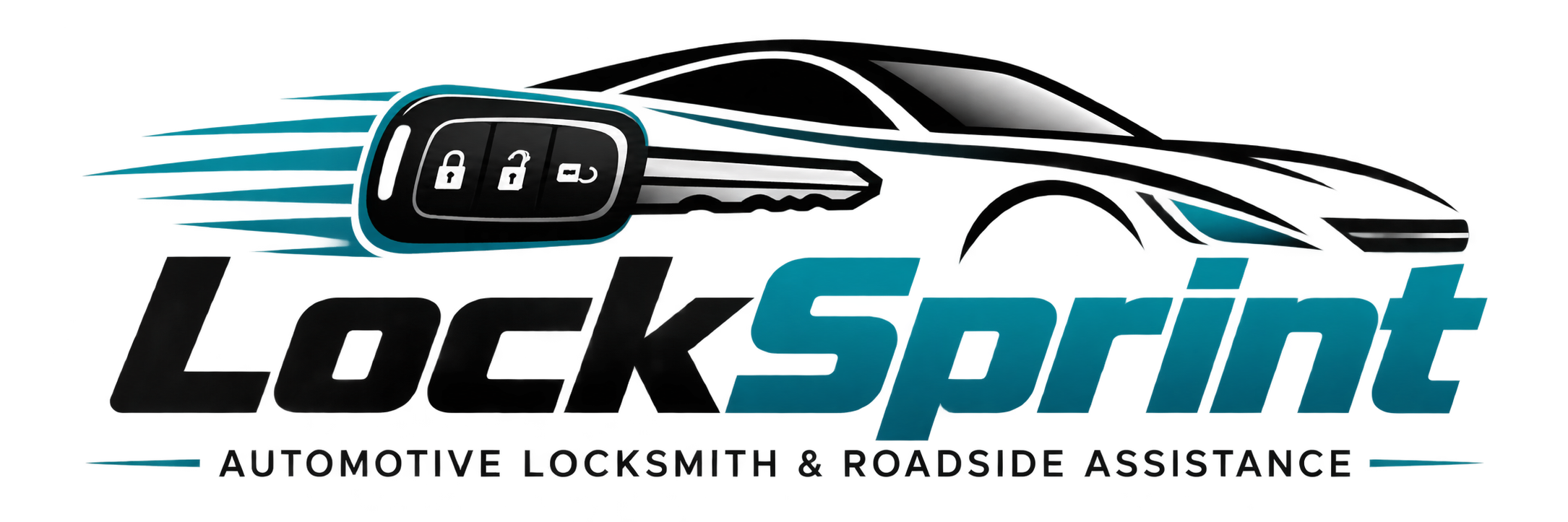locksprint automotive roadside logo